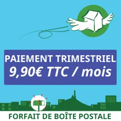 3 mois de boîte postale Marseille 1er - Ouvrir une Boîte postale en France